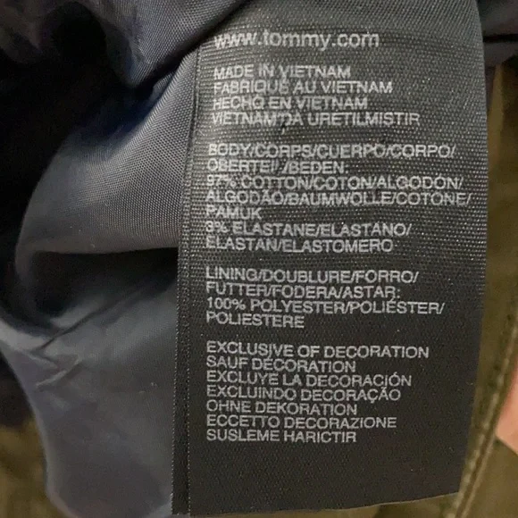 24. Tommy Hilfiger | Olive Green Utility Jacket with Hood - Picture 7 of 17